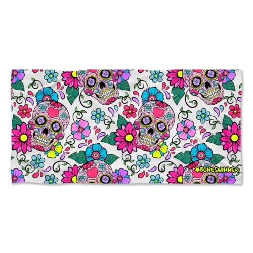 Telo Boneswimmer Effetto Spugna - Skull Mexican (New)